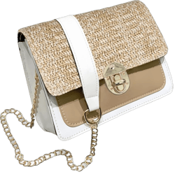 Straw Crossbody Bag Small Woven Leather Purse for Women Cute Shoulder Handbag Wallet Spring Summer Trendy