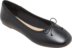Women&#39;s Jackie Ballet Flats with Memory Foam Insole - A New Day&#8482; Black 9