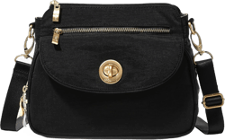 Baggallini Women's Calais Crossbody Bags One Size Black / Gold Hardware