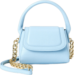 Scoop Women's Faux Leather Solid Print Mini Structured Handbag, Omphalodes