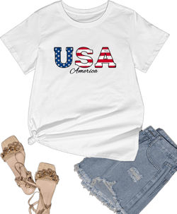 ANIXAY Women Casual Funny Short Sleeve Round Neck Basic Bears Shirts Graphic Vintage Tees Summer Large White Dl A0003