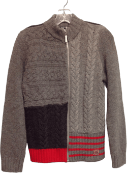 Roberto Cavalli Size 16 Grey Wool Big Boys Sweaters & Vests