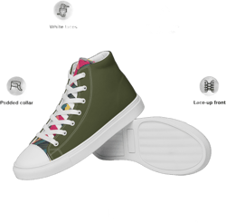 Women’s high top canvas shoes Saratoga/Pink Tropics