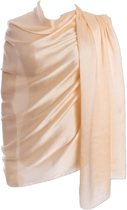 Women's Scarves 100% Silk Long Lightweight Scarfs for women Cream Colored