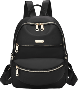 I IHAYNER Mini Backpack Purse 2pcs Small Backpack for Women Casual Daypack Nylon Ladies Lightweight Casual Daily Travel Bags Khaki