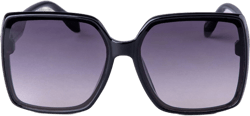 Women&#39;s Oversized Square Butterfly Sunglasses - A New Day&#8482; Black