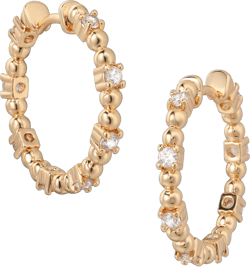 FETTERO Women Hoop Earrings 14K Gold Plated Delicate Hypoallergenic Earrings Small Huggie Hoops Dainty Earring Jewelry for Everyday Wear CZ Beaded A