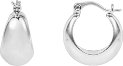 Alexcraft 14K Gold Silver Plated Chunky Hoop Earrings for Women Hypoallergenic Thick Huggie Earring Wide Hoops Everyday Hoop Earrings