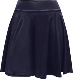 YUEJUIR Skorts For Woman Women Fashion High Waist Solid Mini Pencil Skirt Hip Slim Short Skirt Womens Shorts Casual Pleated Tennis Skirt (Navy Blue,XL)