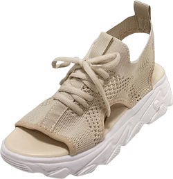 Summer New Thick Sole Mesh Sandals Fashion Casual Women Shoes Flat Bottom Hollow Out Size 11 Sandals Women X Wide Width 7 XX-Narrow Beige