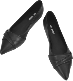 Women’s Comfort Pointed Toe Skimmer Ballet Flats Shoes 7 Black