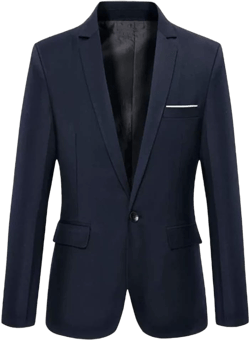 Men's Suits Coat Formal wear 3X-Large Navy Blue