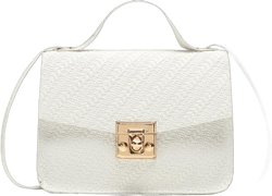 Women's Crossbody Bags, Fashion Elegant Mini Shoulder Bag Trendy Roomy Shoulder Handbags White