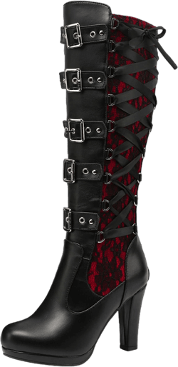 Juebong Boots on Clearance 2023 Knee High Riding Combat Boots for Women, Goth Platform Boots for Boots Dress Pumps Shoes,Tied Shoes Cross Boots Kneeth Leather Cosplay Long Lace Boots for Women