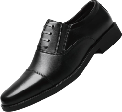 Oxford Shoes for Men Men's Dress Shoes Luxury Business Leather Shoes for Mens Comfortable Pointed Social Shoe Male Sports Casual Footwear 10 Black
