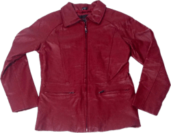 Womens Red Leather Jacket