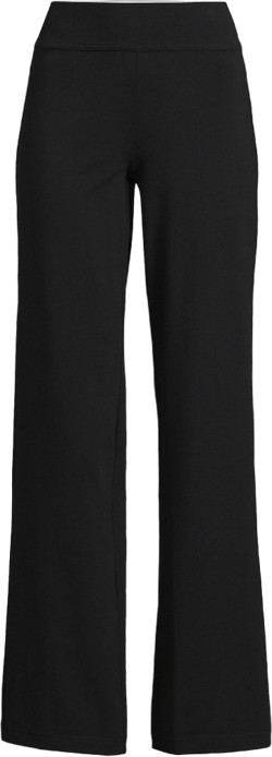 Lands' End Women's Starfish High Rise Wide Leg Pants - X Large - Black
