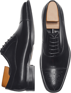 FRASOICUS Men's Dress Shoes Leather Classic Lace Up Oxford Formal Shoes for Men