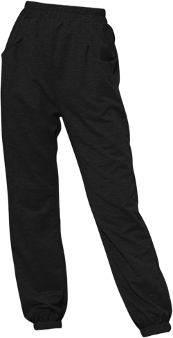 Women's Casual Athletic Sport Joggers Elastic High Waisted Cinch Bottom Gym Workout Sweatpants Trendy Activewear with Pockets Medium Black
