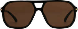 Women&#39;s Plastic Aviator Sunglasses - Universal Thread&#8482; Black