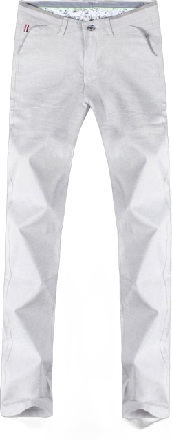 Demon&Hunter 8323 Series Men's Soft Elastic Chinos Pant 33W x 32L 8323-2/Light Grey