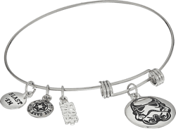 Star Wars Official Licensed Jewelry Stormtrooper High Grade Stainless Steel Expandable Charm Bracelet for Women, 7.5"" (SALES1SWMD). Available in Silver.