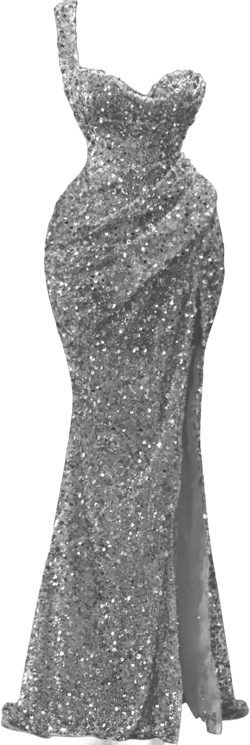 Sparkly Mermaid One Shoulder Sequin Prom Dresses 2024 Slit Evening Party Gowns for Women Formal Silver 24 Plus