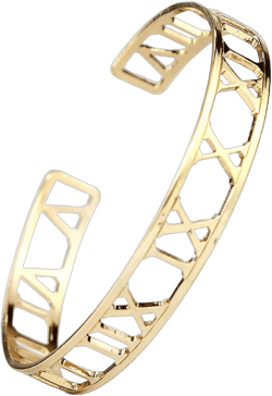 POMINA Chunky Gold Fashion Bangle Cuff Bracelet Geometric Shape Tension Bangle Wide Thick Chain Stretch Gold Bracelet for Women Square Silver