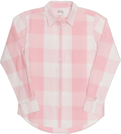 Julie | Women's Long Sleeve Plaid Button Up Shirt