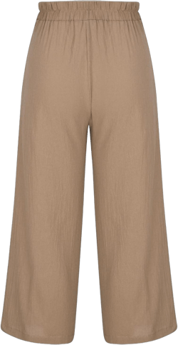 Plus Size Cotton Linen Pants for Womens Drawstring High Elastic Palazzo Trousers Casual Loose Flowy Wide Leg Pants Khaki
