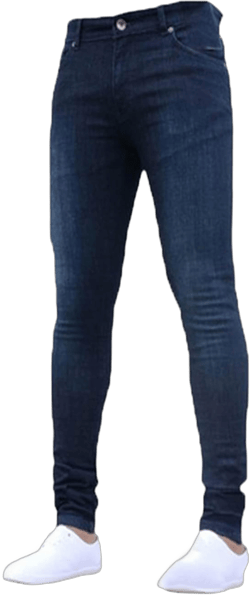 KELYWELL Men's Mid-Waist Skinny Jeans Men Casual Fashion Straight Leg Jean Tapered Leg Slim Denim Pants (XX-Large,Dark Blue)