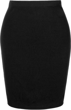 Agnes Orinda Women's Plus Size High Waist Stretch Office Work Bodycon Pencil Skirts Black 4X