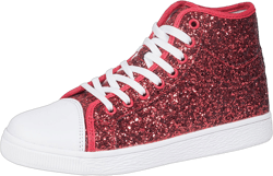 Women Shoes Casual Simple Lace Up High Top Casual Shiny Fine Glitter Flat Shoes Casual Shoes Board Shoes Women's Fashion Sneakers