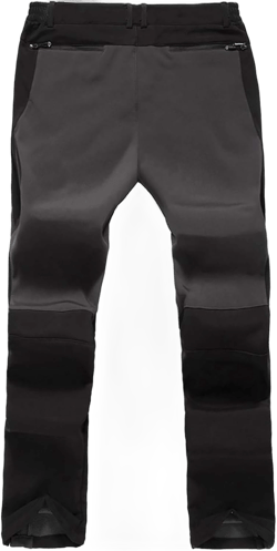 Gash Hao Men's Snow Ski Pants Waterproof Insulated Snowboard Pants Breathable Mesh Fleece Lined Zipper Bottom Ankle 34W x 34L Black