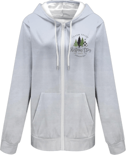 Zip Up Hoodie for Women Drawstring Printed Long Sleeve Sweatshirts Hooded Sport Jackets 2024 Fall Casual Outerwear 3X-Large 22-lightblue