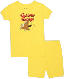 Curious George Girls' Baby 2-Piece Pajama Set