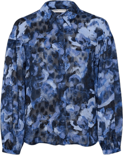 InWear Womens Nisira Shirt Blue Marble Flower