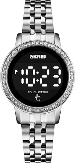 Gosasa Top Brand Electronic Luxury Womens Watch LED Touch Screen Ladies Digital Watches Business Watch for Women Quart Waterproof Elegant Female Wristwatch