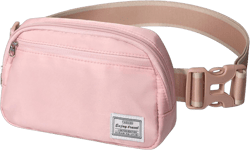ACdream Waist Pack, Lightweight Running Belt with Adjustable Strap, Secure Storage for Phone/Keys/Cash, Crossbody Bag for Women and Men, Trendy Belt Bag for Jogging, Hiking, Cycling - Rose Gold Small A - Rose Gold