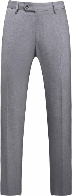 Mens Dress Pants Slim Fit Solid Color Skinny Trousers Classic Business Casual Wedding Suit Pants Light Grey 40W x 32L