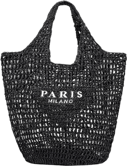 Straw Mesh Tote Bag for Women 2023 New Mesh Hollow Woven Beach Bag Large Travel Shoulder Handbags Hobo Bag