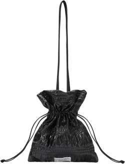 KWANI Crinkle PU Leather Shoulder Tote bags for Women Top Handle Lightweight Handbag Women's Purse Sleek Black