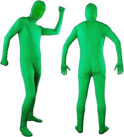 LimoStudio Green Chromakey Bodysuit, Unisex for Male & Female Spandex Flexible Stretchable Elastic, Higher Density > 200 GSM Premium Fabric, Adult Size Custome, Photo Chromakey Effects, Video, AGG779