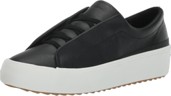 Keds Women's Remi Slip on Sneaker 10 Black Leather