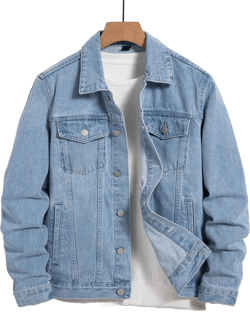 Manfinity Hypemode Men's Spring And Autumn Loose Casual Long Sleeve Denim Jacket