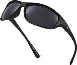Xagger Lightweight Wrap Around Sport Polarized Sunglasses for Men Women Running Driving Fishing Shades made of Flexible TR90