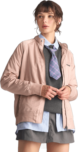 Members Only Women's Satin Bomber Jacket - Blush, Medium