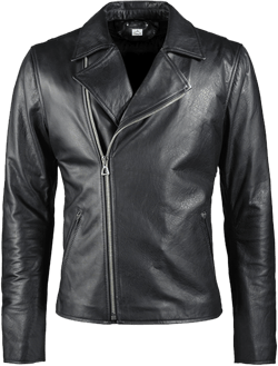 VearFit Ghost Rider Nicolas Cage Hero Black Biker Real Leather Jacket for Men X-Large Black