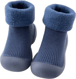 ZMHEGW Kids Girls Boys Toddler Baby Solid Warm Knit Soft Sole Rubber Shoes Socks Slipper Stocking Little Moccasins Slippers Bunnies by The Slippers Slippers Size 12 Toddler Slippers Size 9