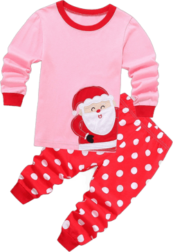 Bjutir Little Boys Toddler Pajamas Set Pajamas For Baby Girls Christmas Santa Claus Xmas Pajamas Set Cotton Pjs Sleepwear Kids Clothes Set